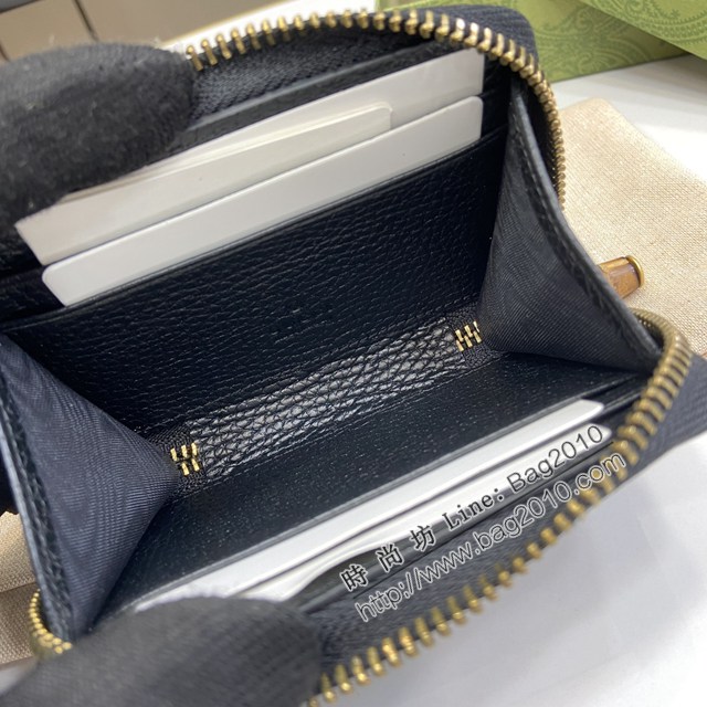 Gucci專櫃古馳最新款Marmont系列卡包零錢包卡夾 jh2463型號：739500